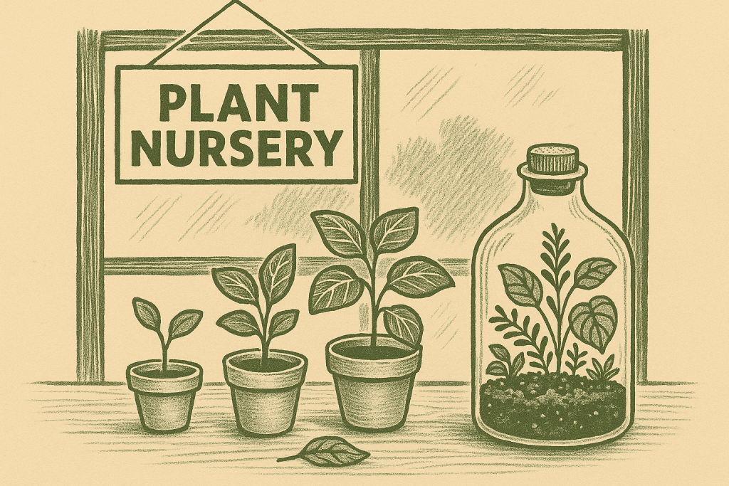 guarderia de plantas